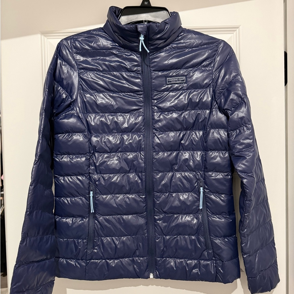 Vineyard Vines Women's Navy Puffer Jacket XXS